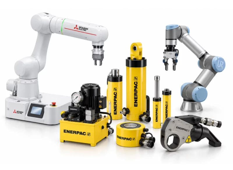 Roboty przemysłowe i hydraulika siłowa